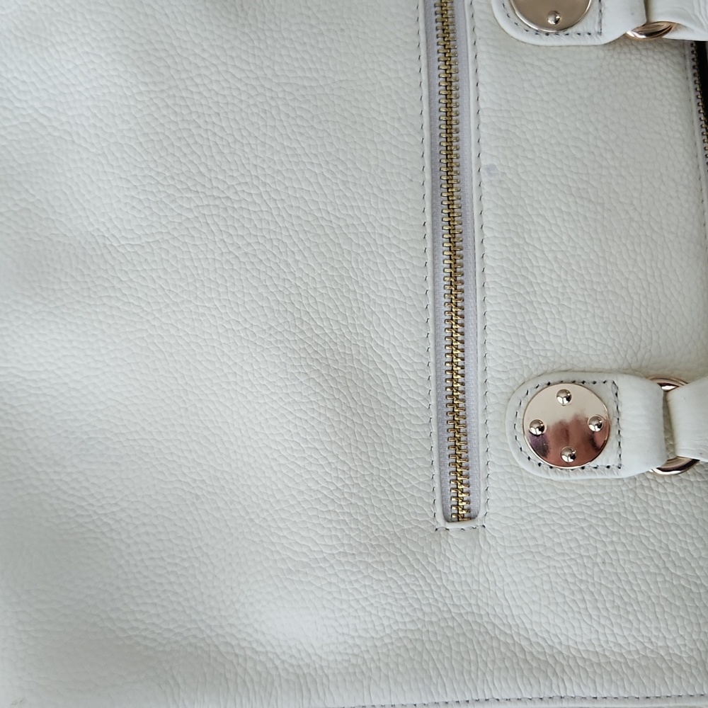 Onna Ehrlich Leather Satchel Ivory - Picture 13 of 13